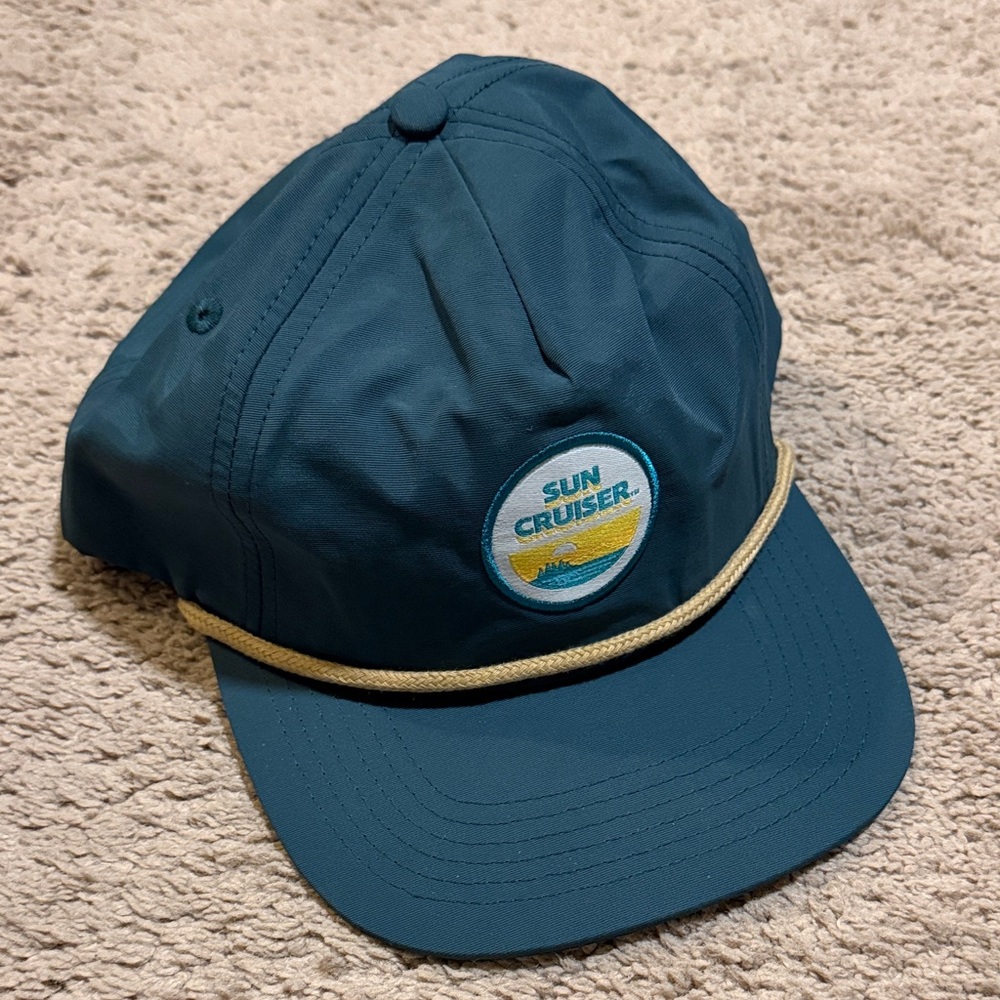 Men's Teal Sun Cruiser Brand Baseball Hat Cap